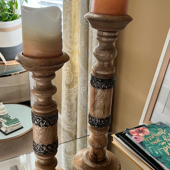Pier one candle holders. - Picture 3 of 5